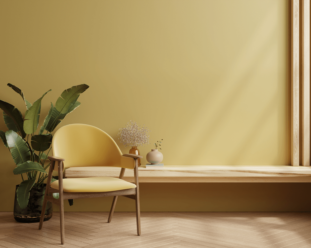 Houseplant and chair at The Millton in Redwood City, California