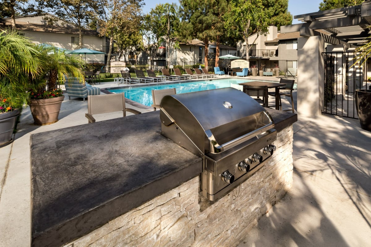 Barbeque area at Willow Creek, San Jose, California