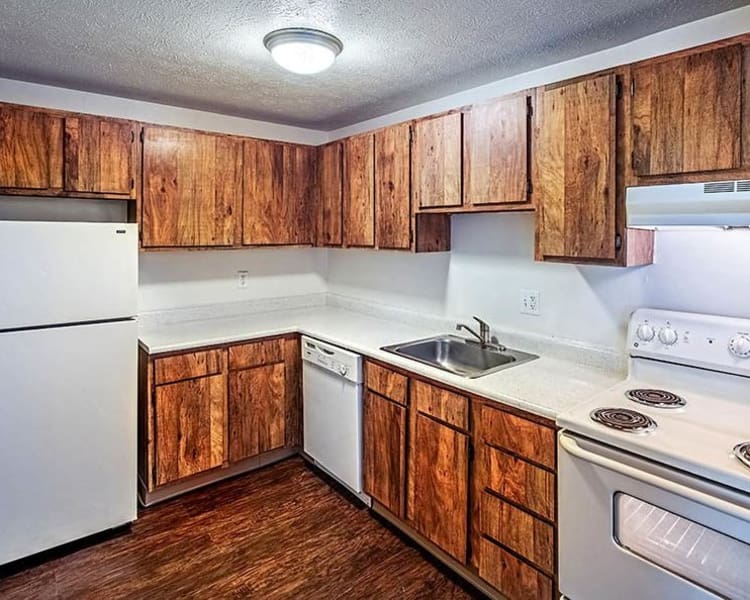 Modern kitchen at Westpointe Apartments