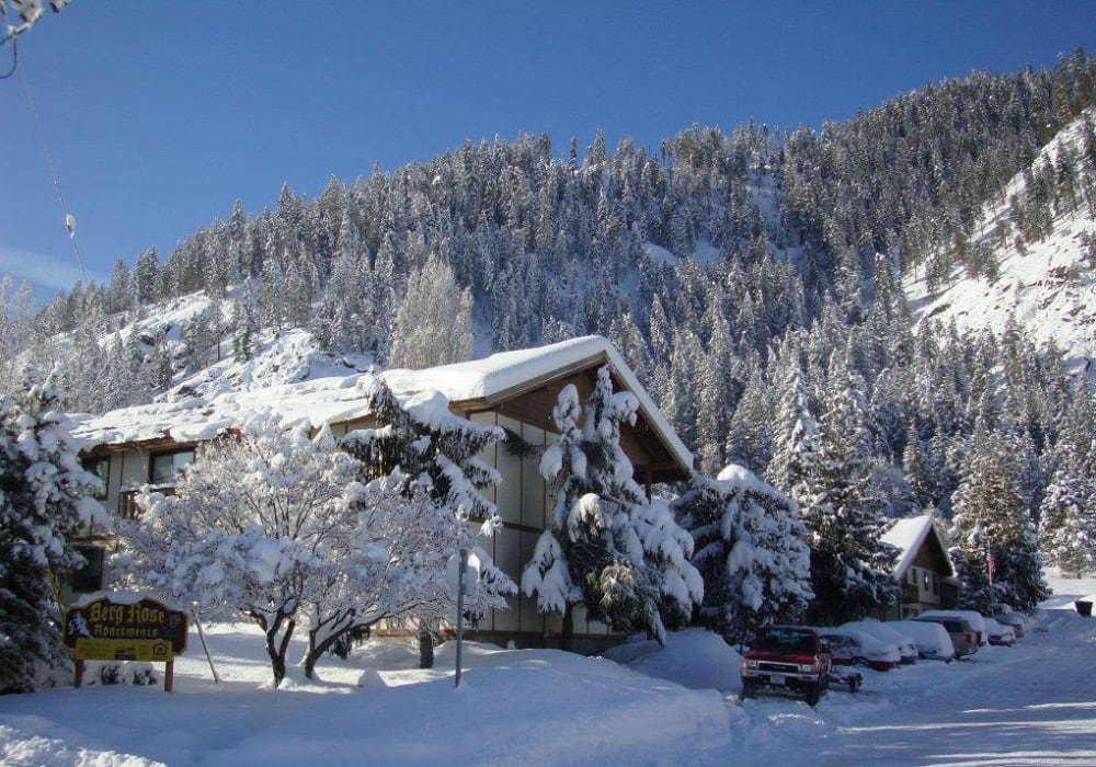 Rendering of Berg Rose Apartments in Leavenworth, Washington