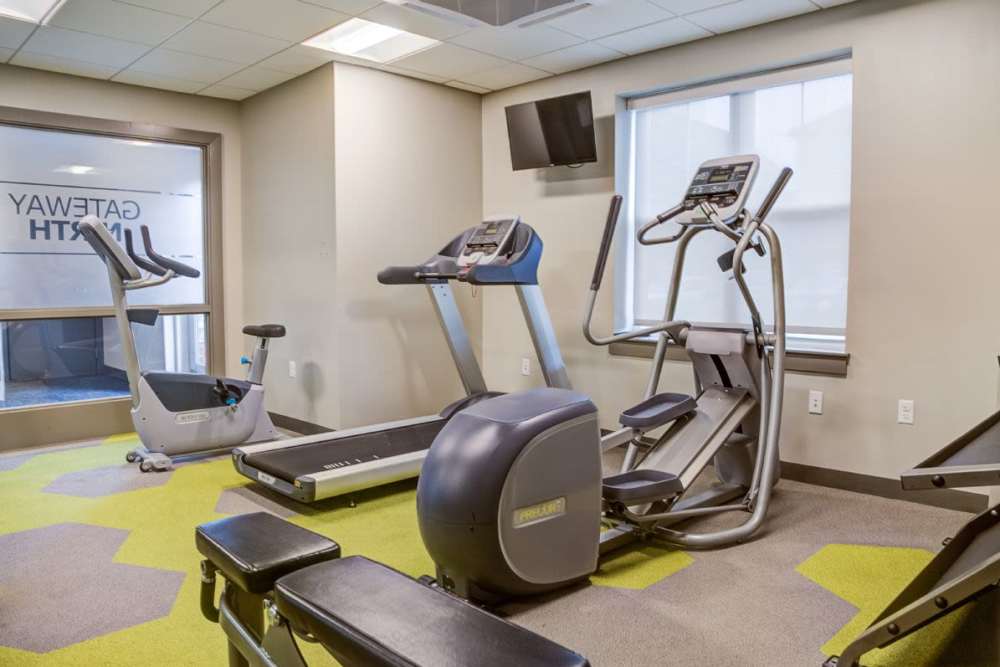 Community fitness center at Gateway North in Lynn, Massachusetts