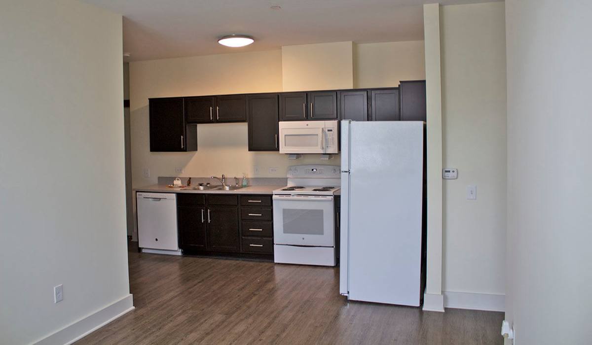 Kitchen at Lincoln House in Owosso, Michigan