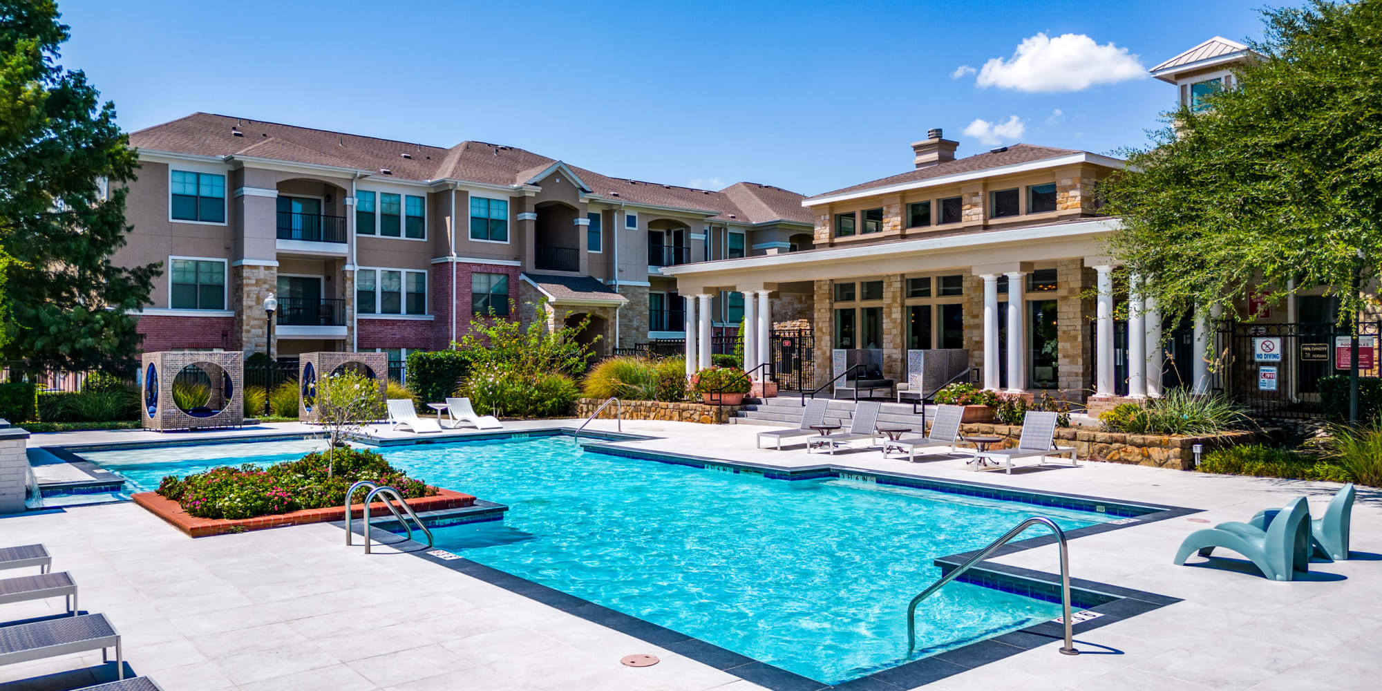 Luxury pool at Red Oak Town Village in Red Oak, Texas