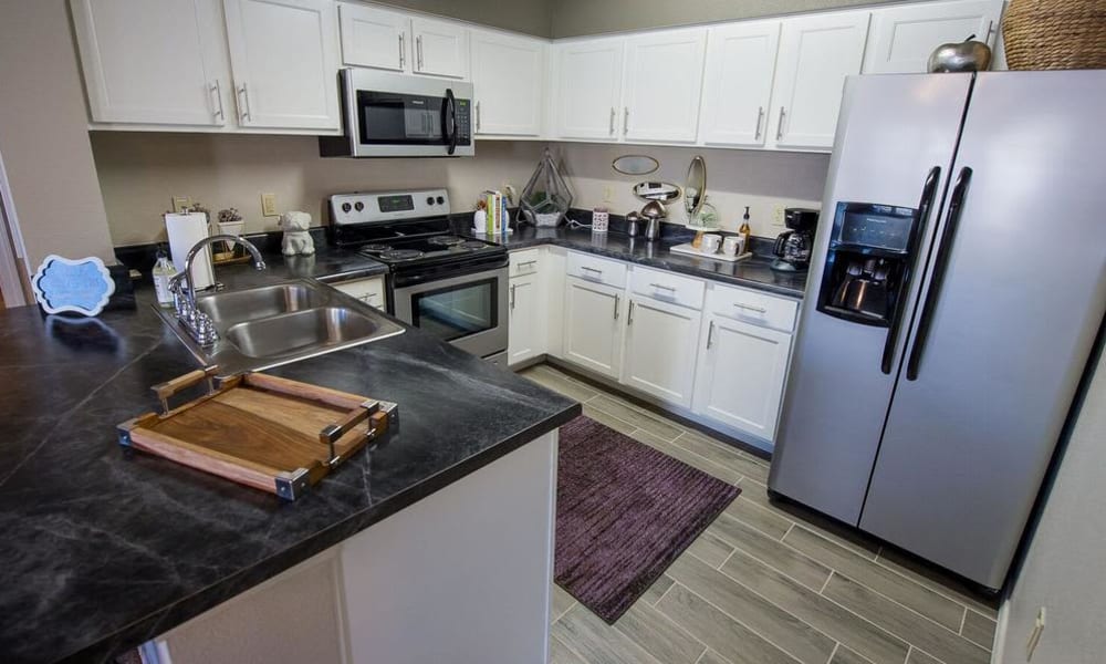 Kitchen at Watercress Apartments in Maize, Kansas
