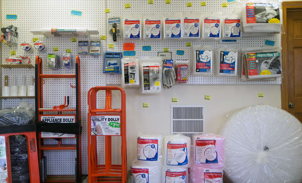 Moving supplies at Clifton Park Self Storage in Clifton Park, New York