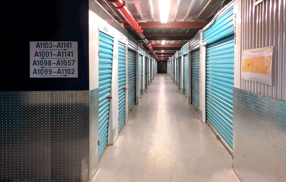Indoor storage at Prime Storage in Westhampton Beach, New York