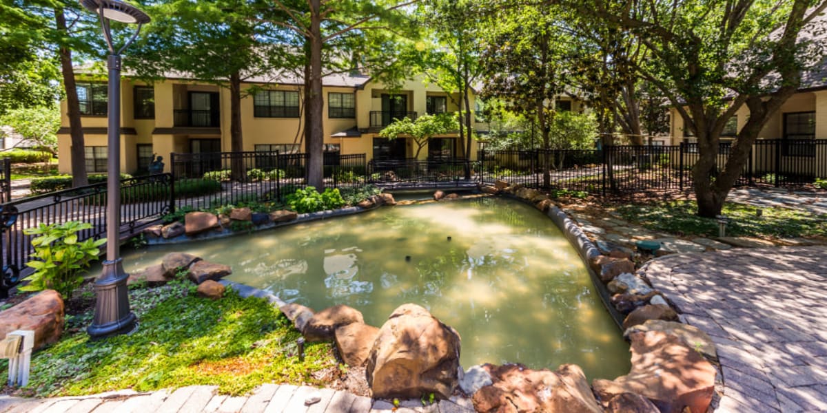 Pond at Marquis at Waterview in Richardson, Texas