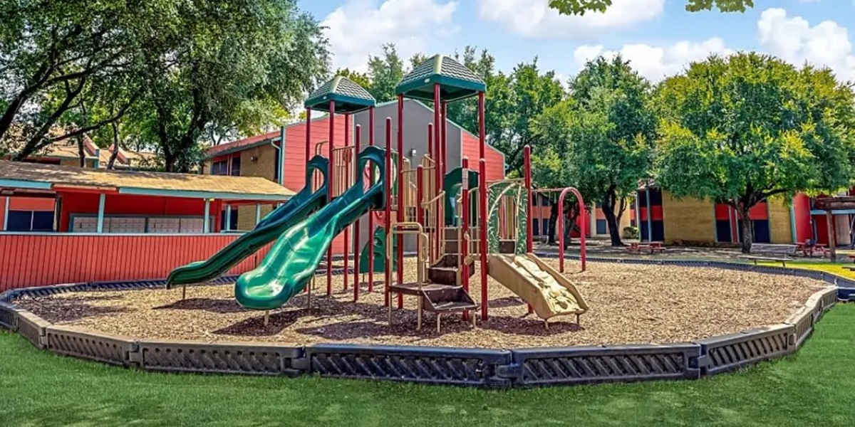 Playground at Bella Vida in Dallas, Texas