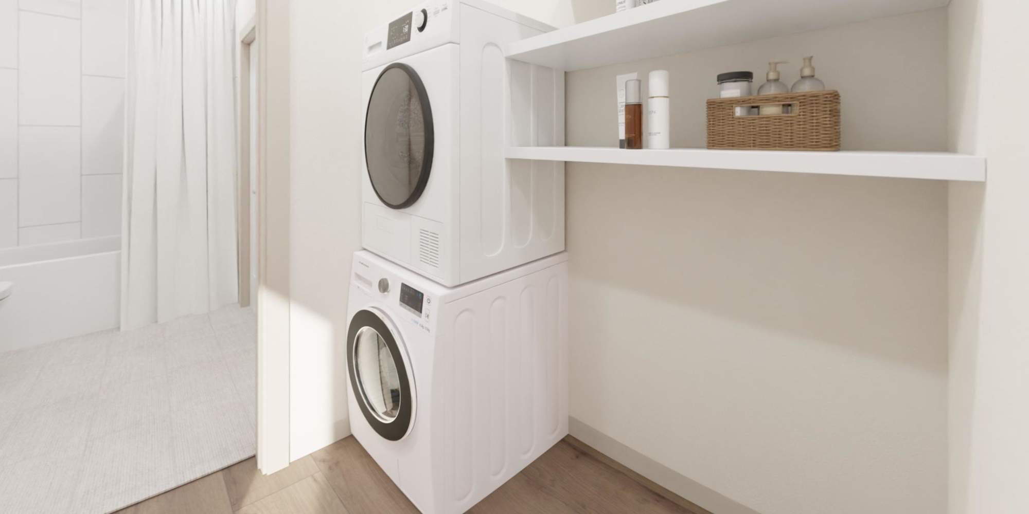 Laundry room at The Maxx and The Alexandra in Pittsburgh,Pennsylvania