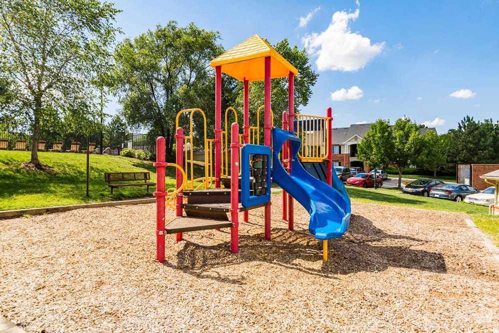 Community playground at Fieldstone in Olathe, Kansas 