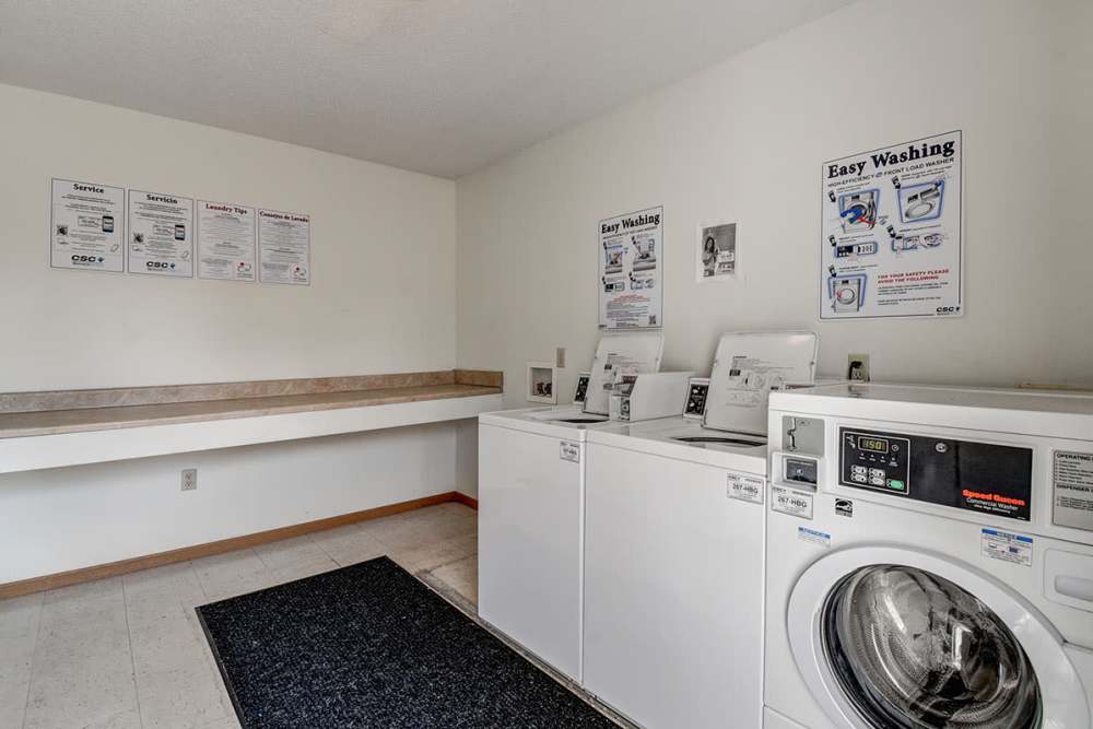 Laundry facility at Edwards Crossing II in Beaver, West Virginia