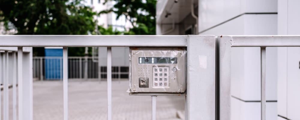 Keypad entry at Canby RV & Boat Storage in Canby, Oregon