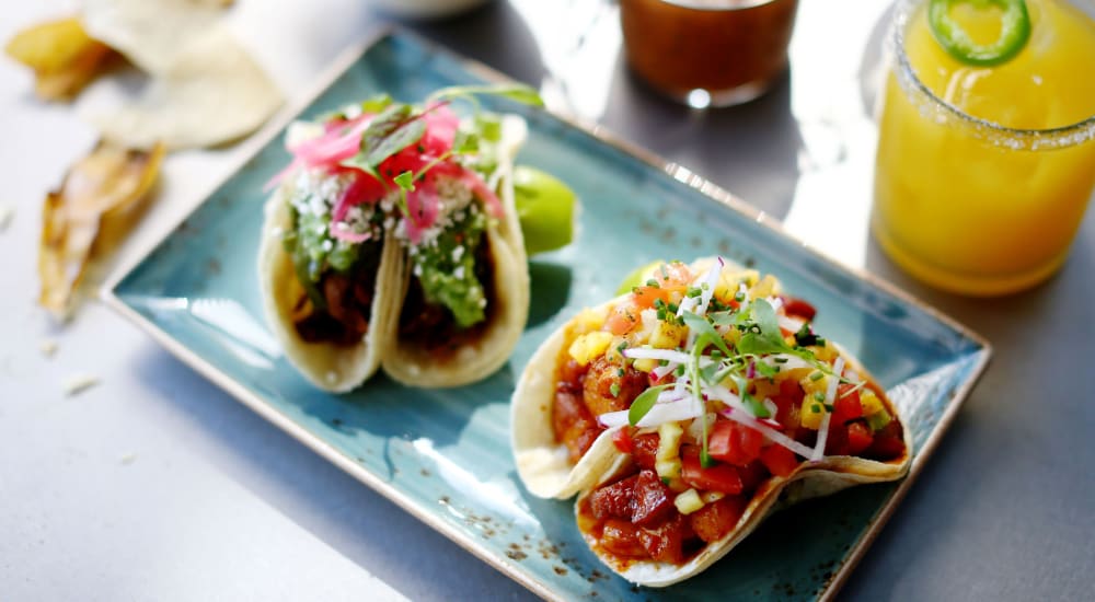 Delicious looking tacos at Bellrock La Frontera in Austin, Texas