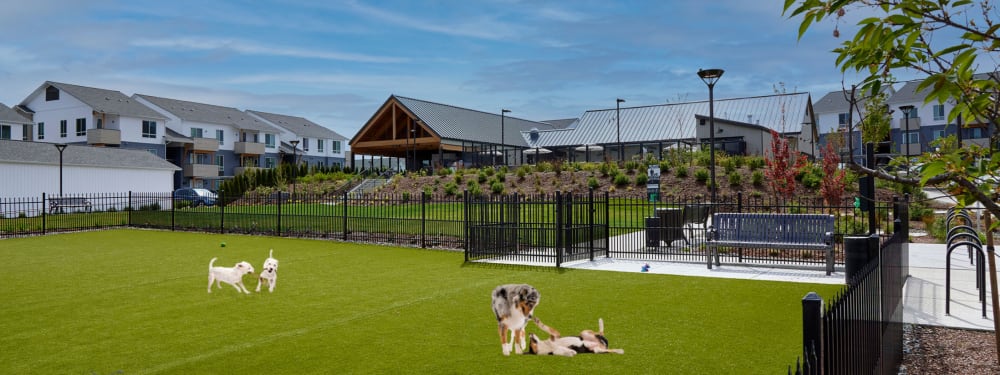 A manicured park at Ambrose in Bremerton, Washington