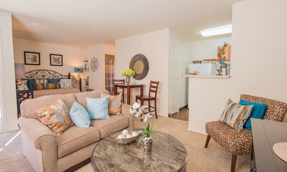 Living room at Country Hollow in Tulsa, Oklahoma