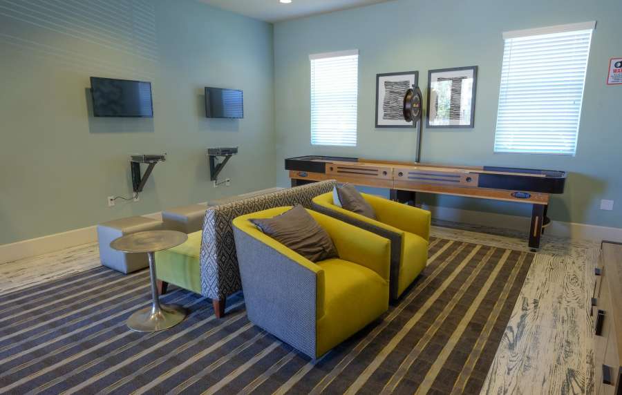 Clubhouse lounge area at Pacific Landing in Murrieta, California
