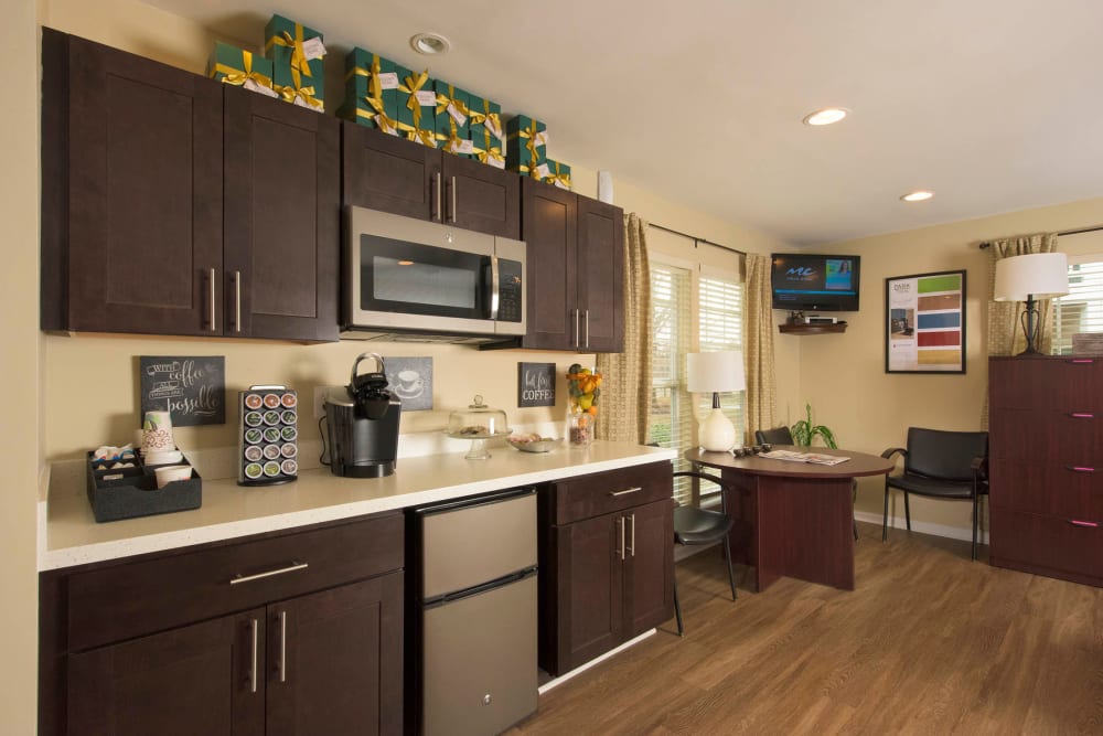 Community kitchen at Park Villas Apartments in Lexington Park, Maryland