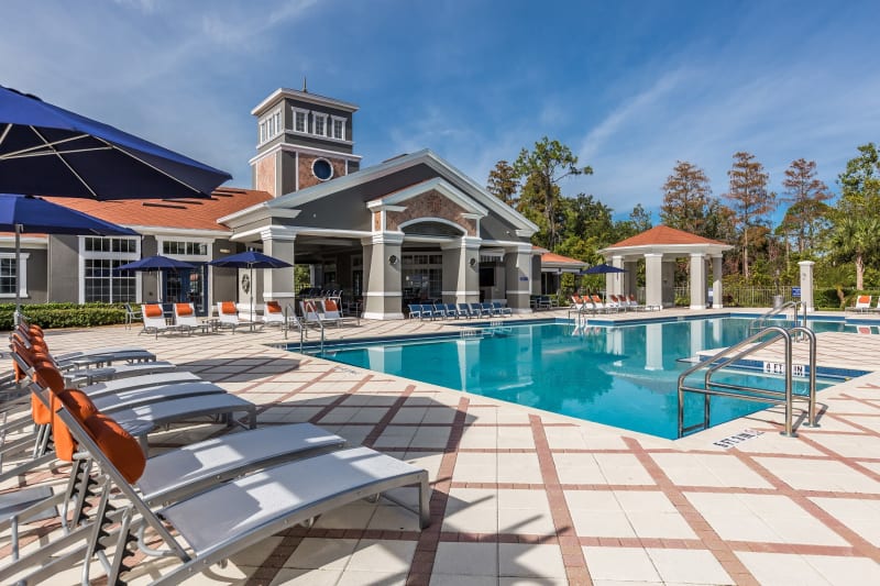 Luxury swimming pool at The Aspect in Kissimmee, Florida
