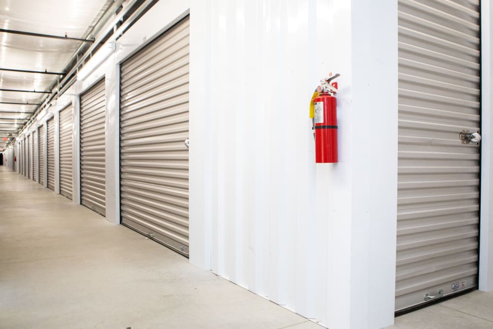 Storage units at AAA Self Storage of Clemmons in Clemmons, North Carolina