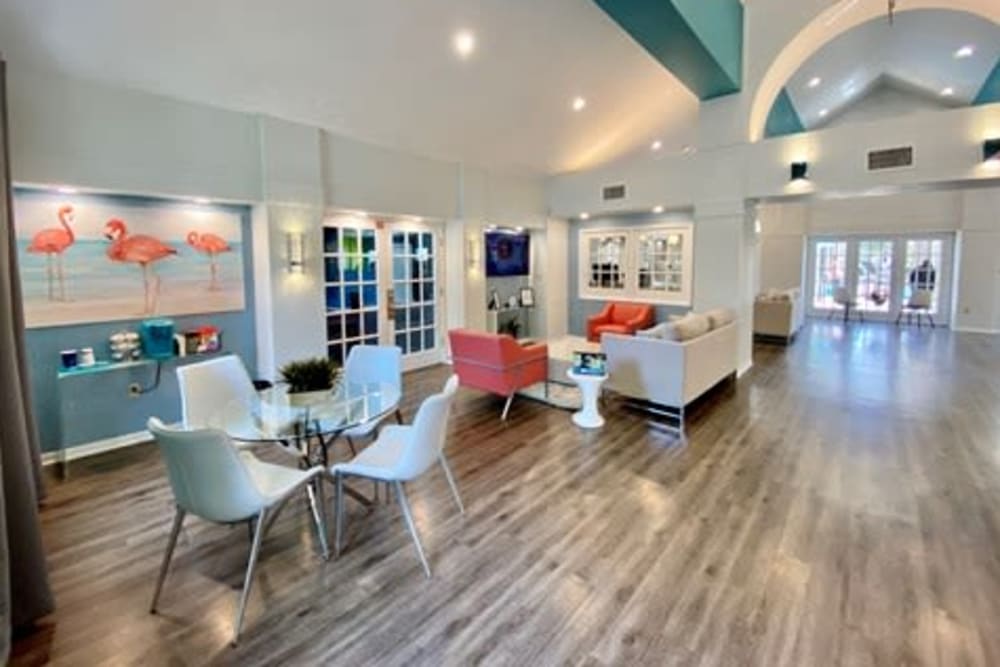 Clubhouse for residents at 1801 MetroWest in Orlando, Florida