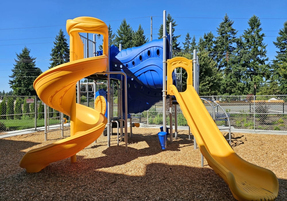 Wonderful on-site playground at Alta Crossing in Marysville, Washington