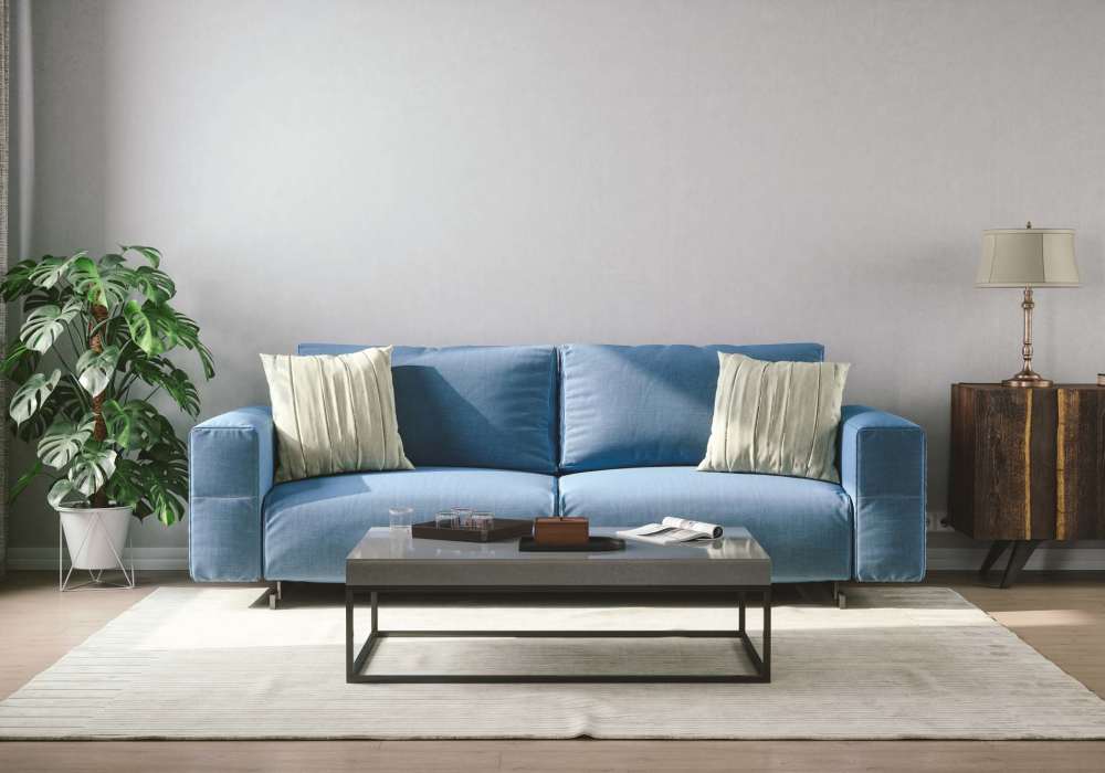 Stylish living room at Countryshire Estates in Rochester, New York