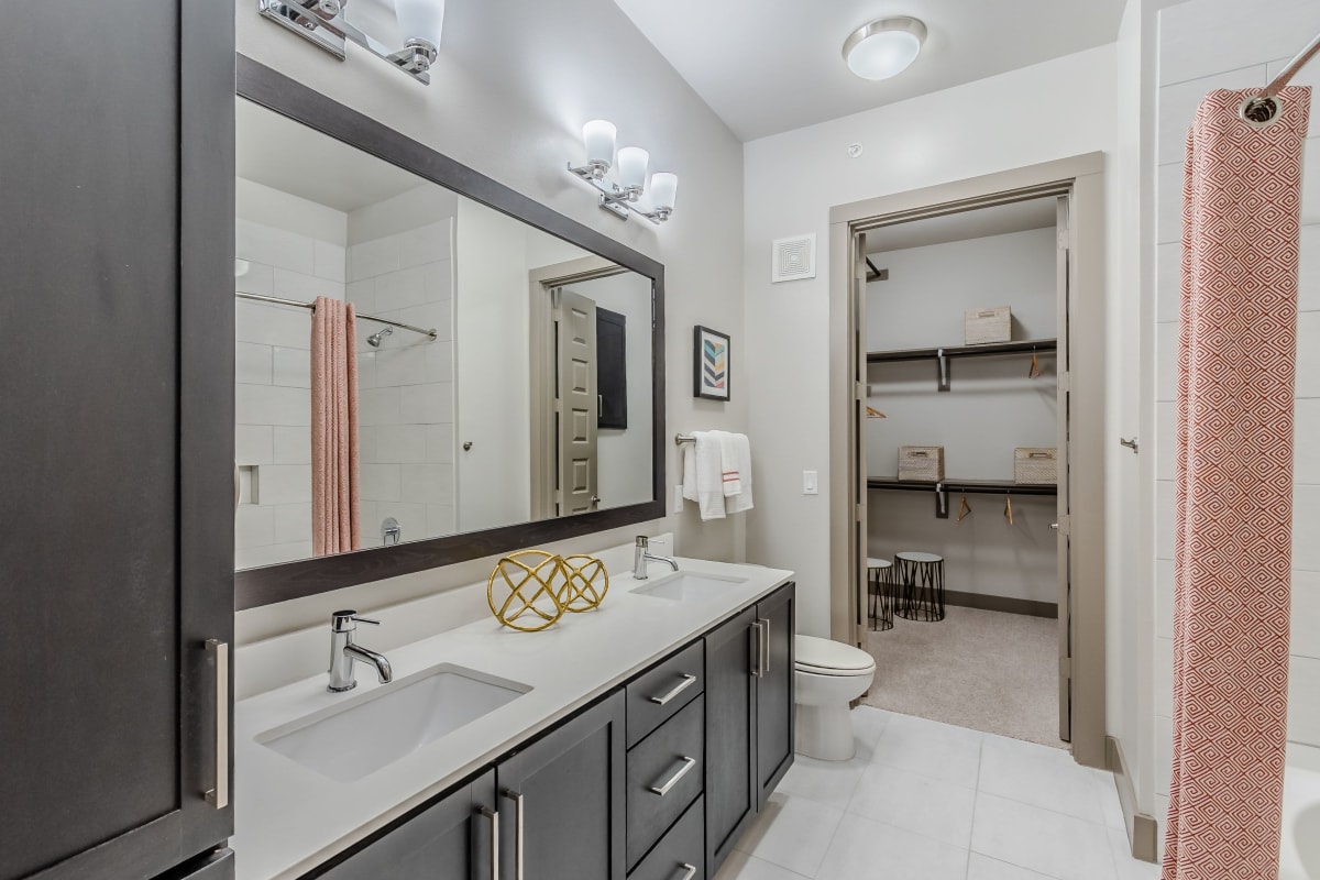 Bathroom at Anthem Cityline in Richardson, Texas