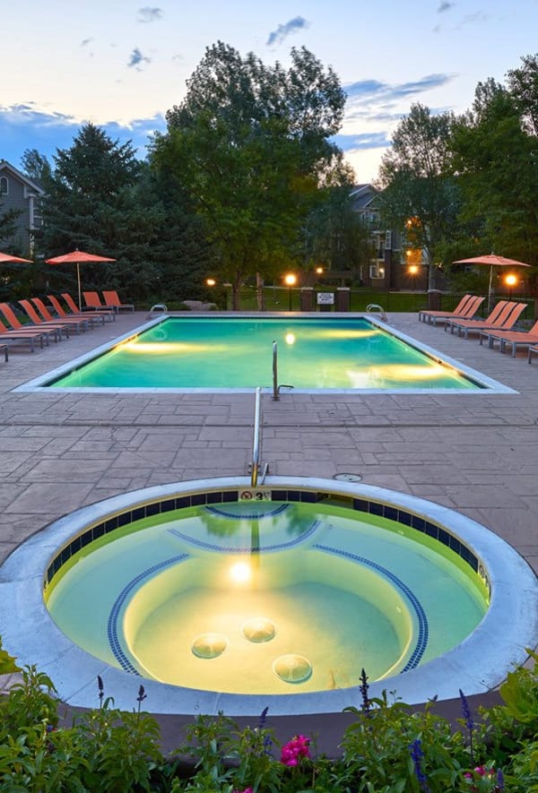 Pool at Legend Oaks Apartments in Denver
