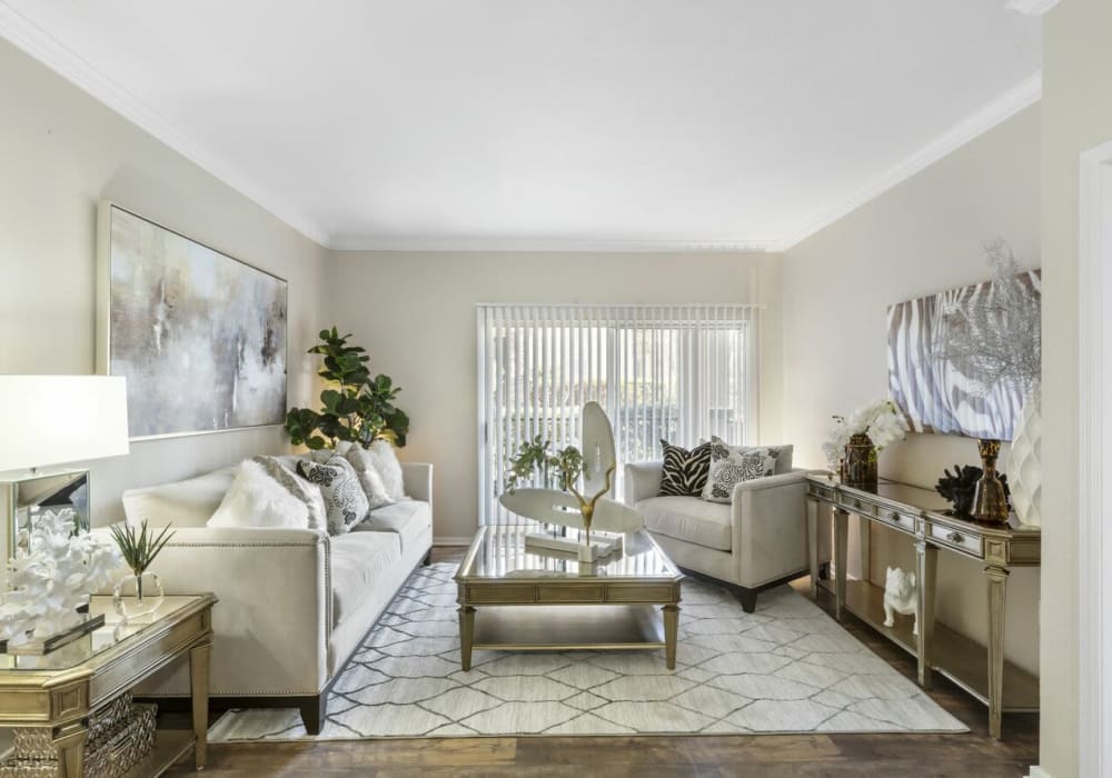 Spacious living room at Winsted at Sunset West in Rocklin, California