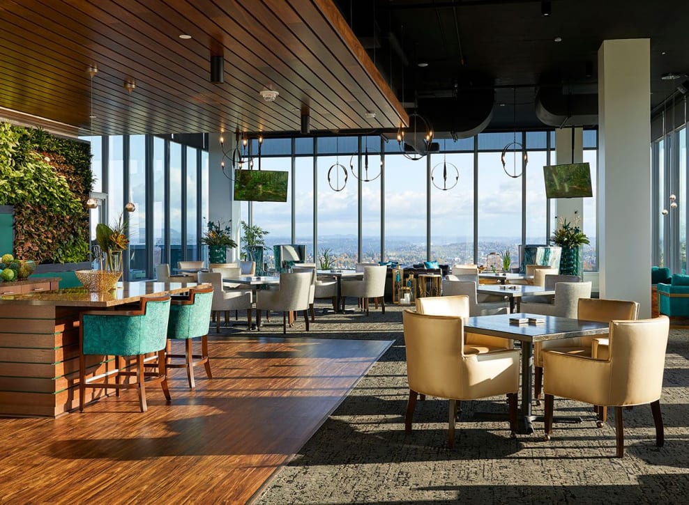 Sea + Sky lounge at Murano in Seattle, Washington