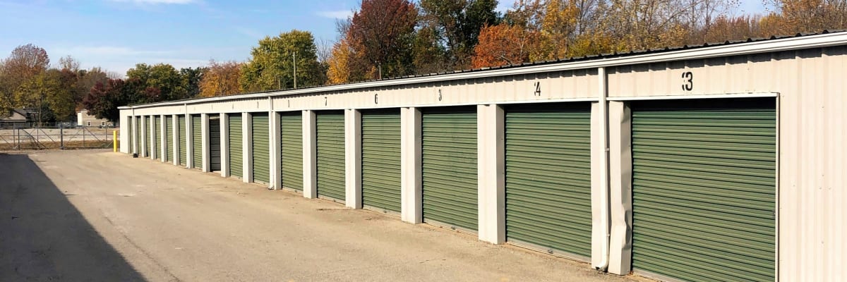 Unit sizes and prices at KO Storage in Louisville, Kentucky