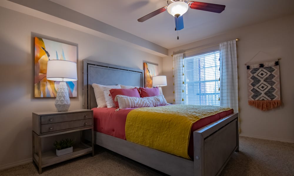 Bedroom at Nickel Creek Apartments in Tulsa, Oklahoma