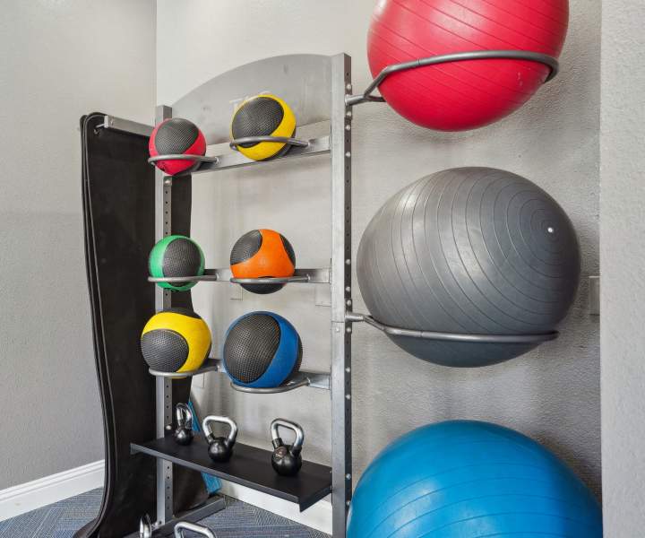 Fitness center at Vantage Point Apartments in Dallas, Texas 