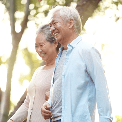 Residents walking at Bridgewater Memory Care in Granbury, Texas