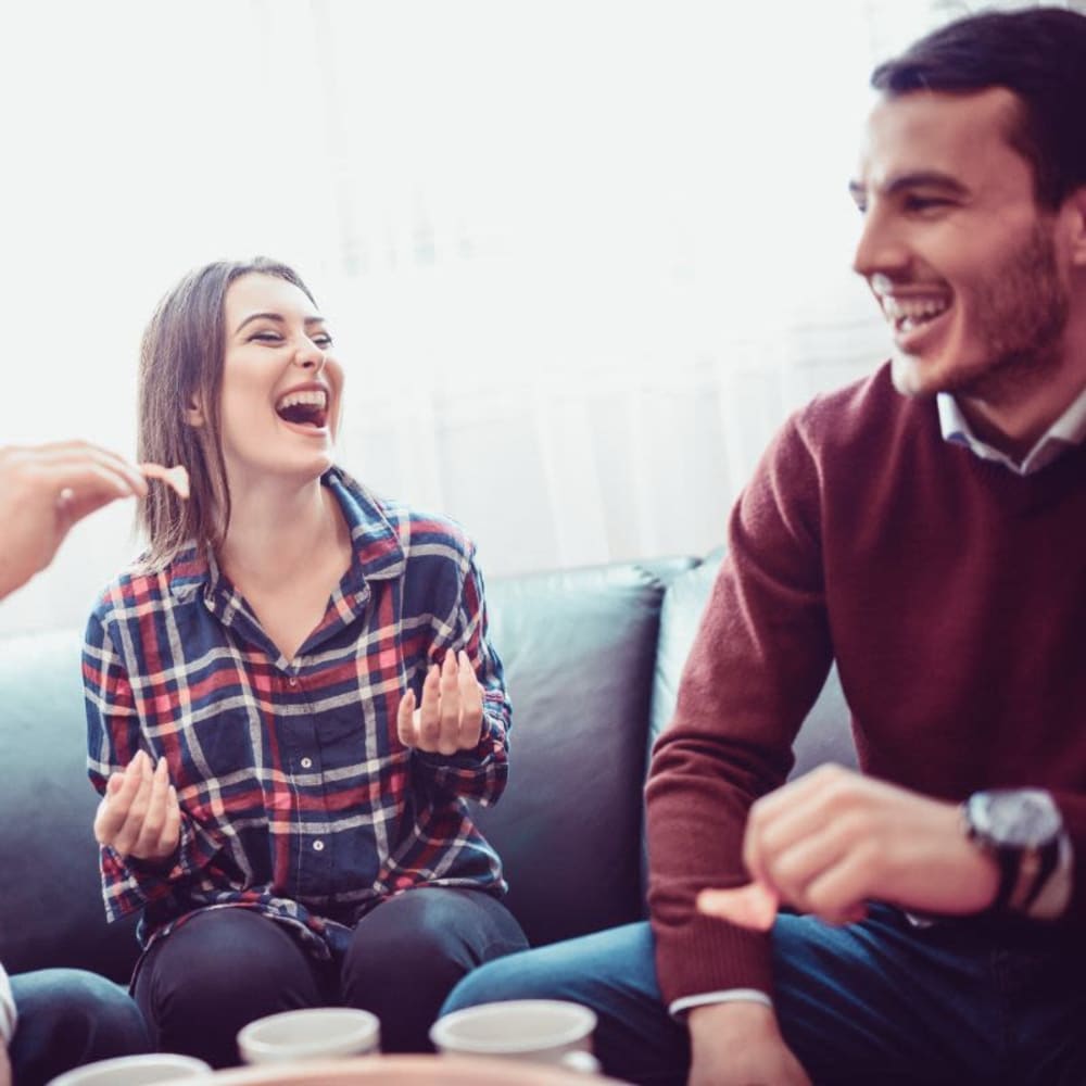 Residents relaxing in their home at The Knoll Redmond in Redmond, Washington