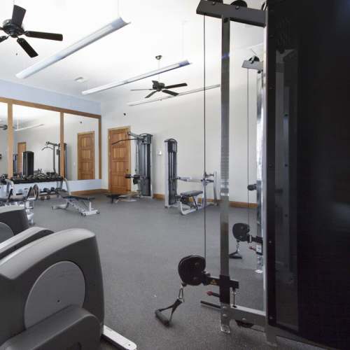Fitness center at Rivers Edge in Lake Elsinore, California
