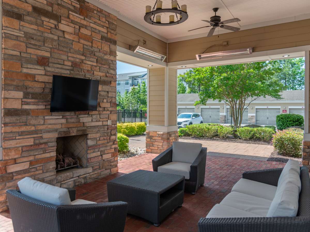 Cozy Lounge Area Perfect for Relaxation at Red Knot at Edinburgh in Chesapeake, Virginia.