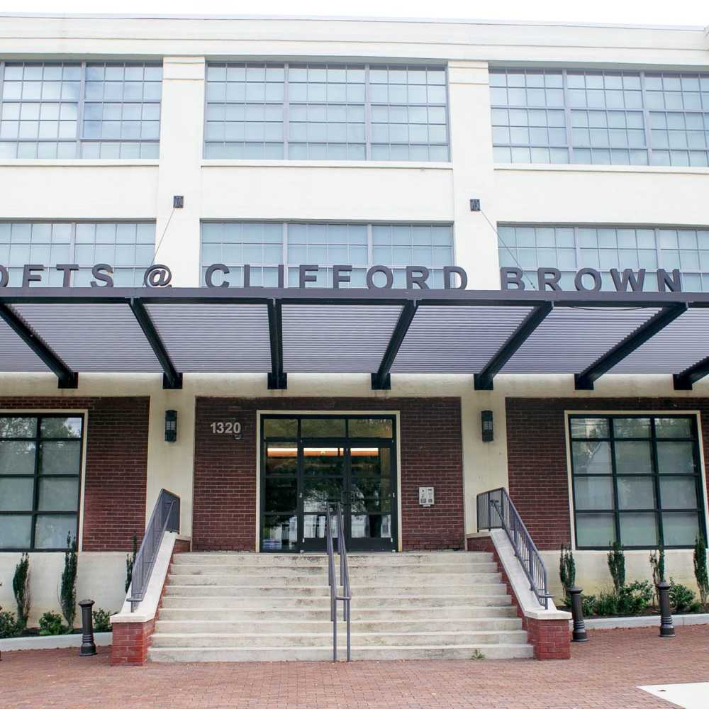 Front view at The Lofts At Clifford Brown Walk in Wilmington, Delaware