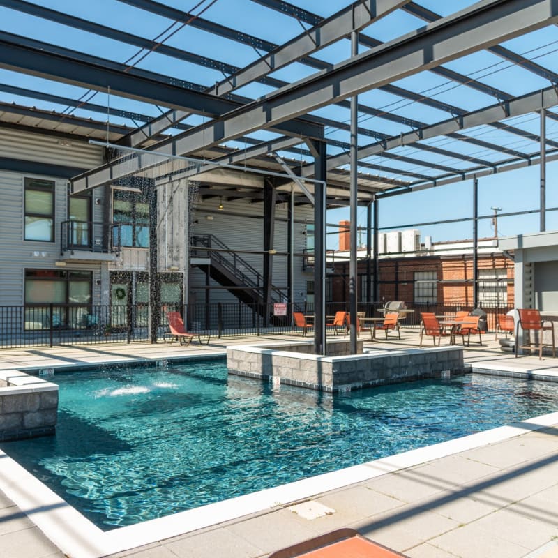 Resort-style pool at Scott's Edge, Richmond, Virginia