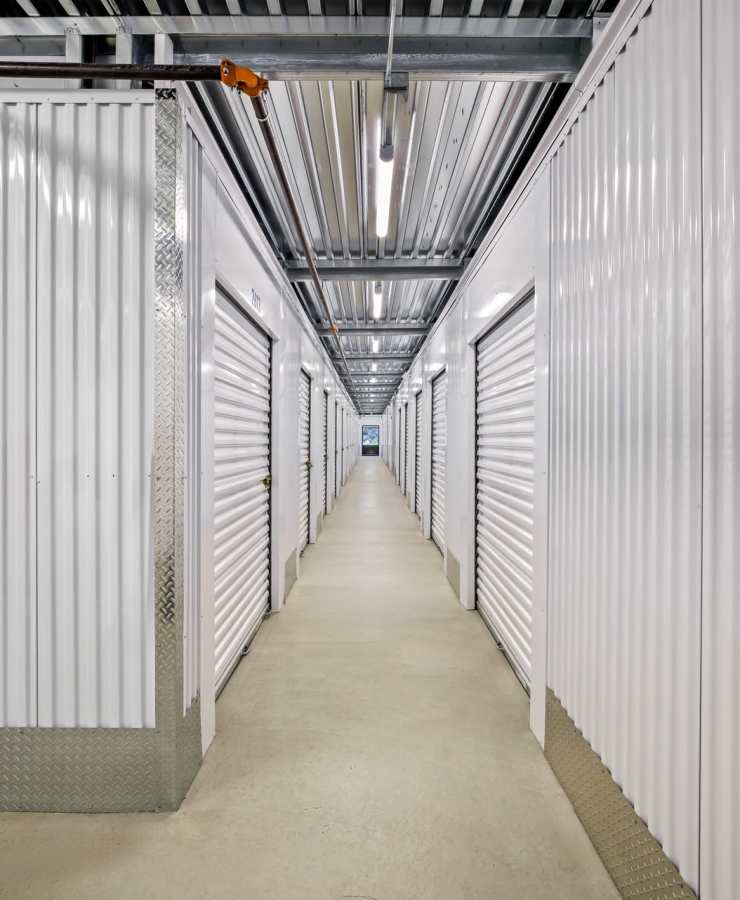 Indoor climate controlled storage at StorQuest Self Storage in Encinitas, California