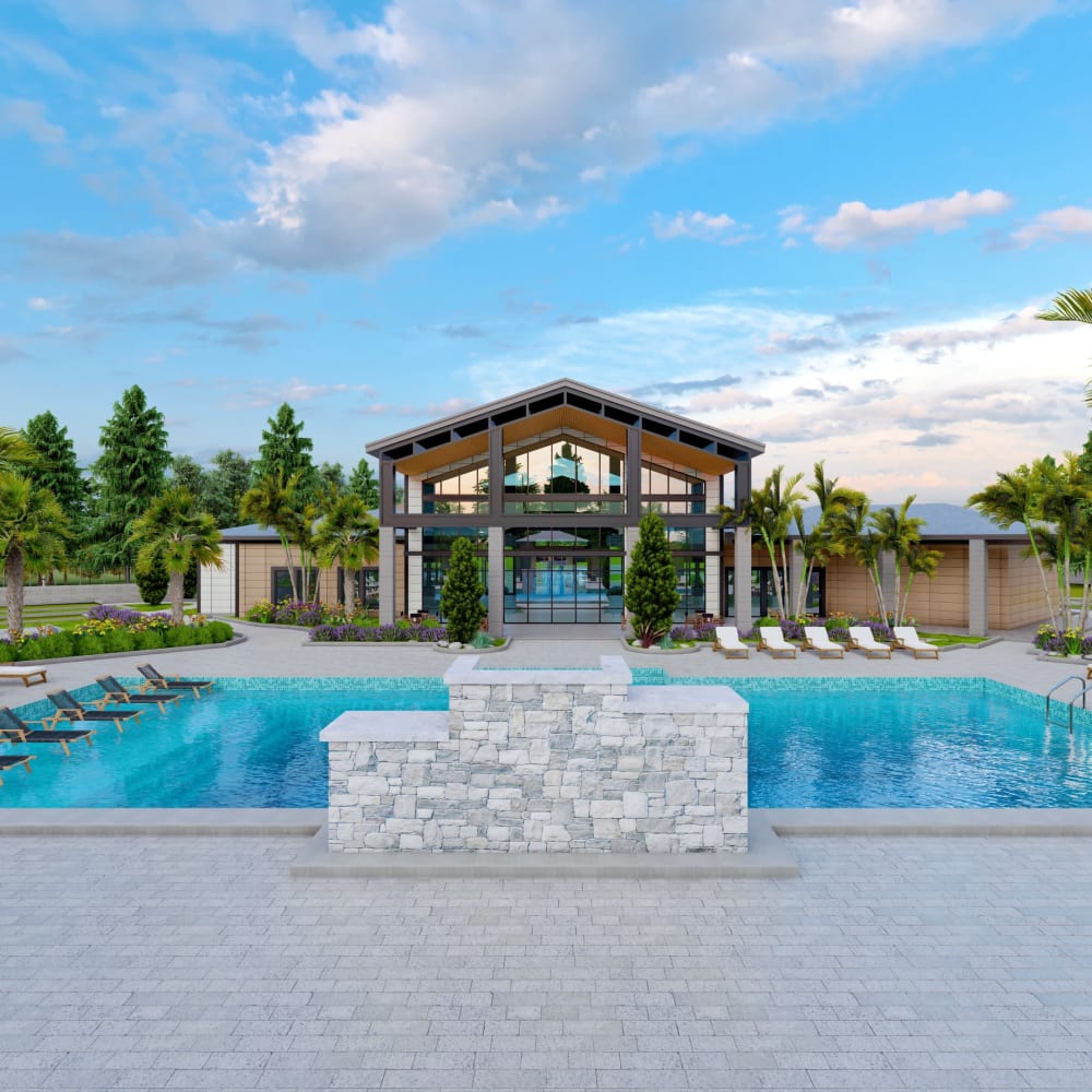 Resort-Style Pools at Brio Parc in Madison, Alabama