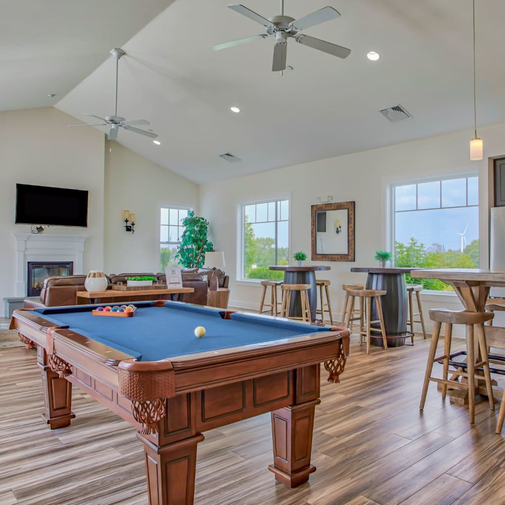 Billiards at Kettle Point Apartments, East Providence, Rhode Island