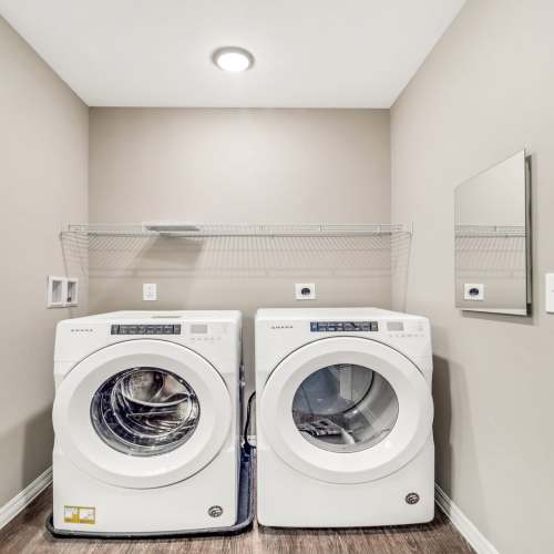 In home washer and dryer at Hobbs Greene in Wheeling, West Virginia