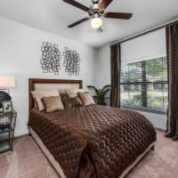 Cozy bedroom at Avenues at Tuscan Lakes in League City, Texas
