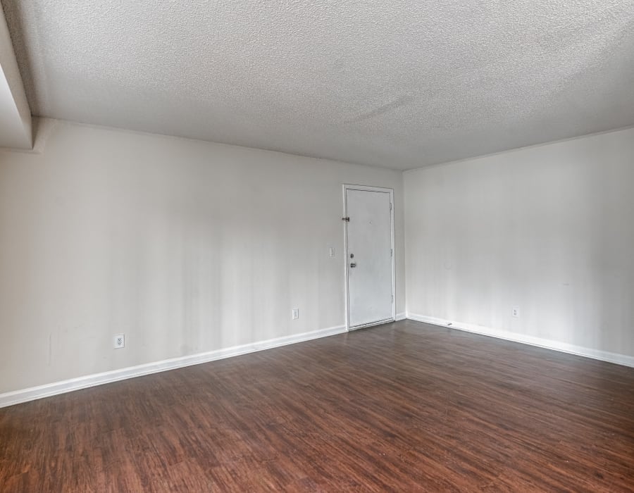 apartment living room at Fountains of Edenwood in Cayce, South Carolina