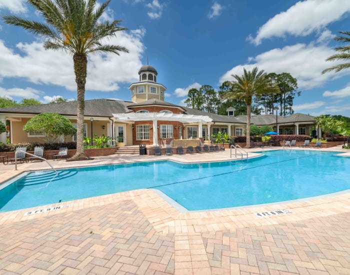 Pool view at Integra Landings in Orange City, Florida