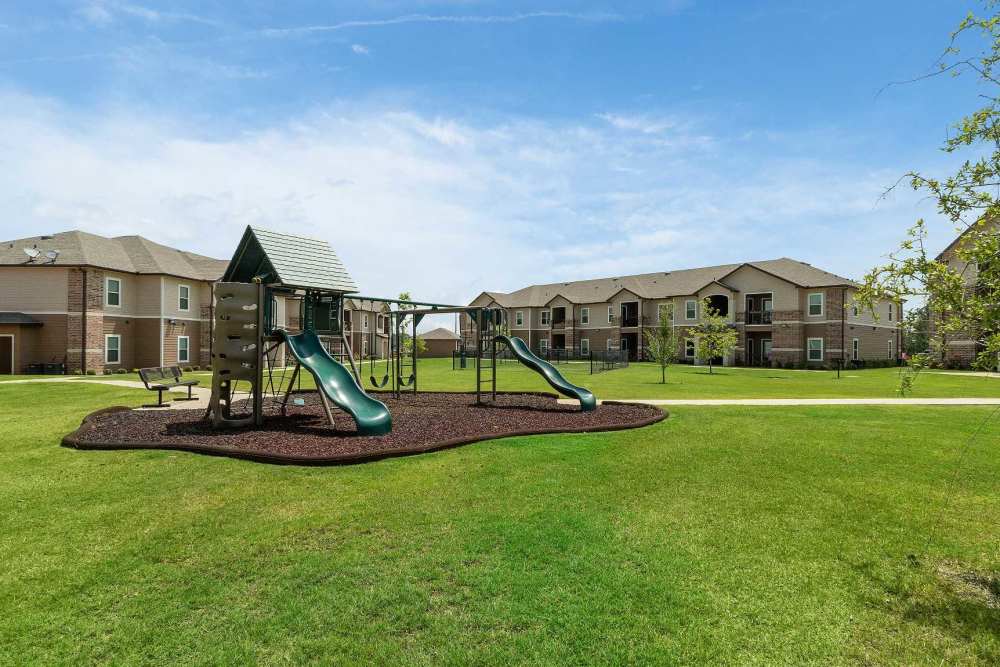 Playground for resident kids at Pine Creek in Paris, Texas
