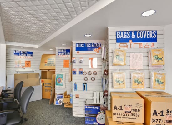 Packing and moving supplies available at A-1 Self Storage in Oceanside, California