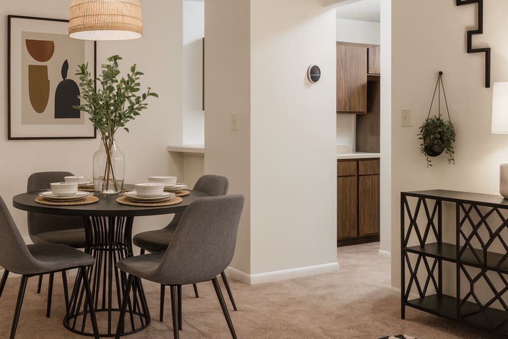Dining room at Creekwood Apartments in Gainesville,Florida