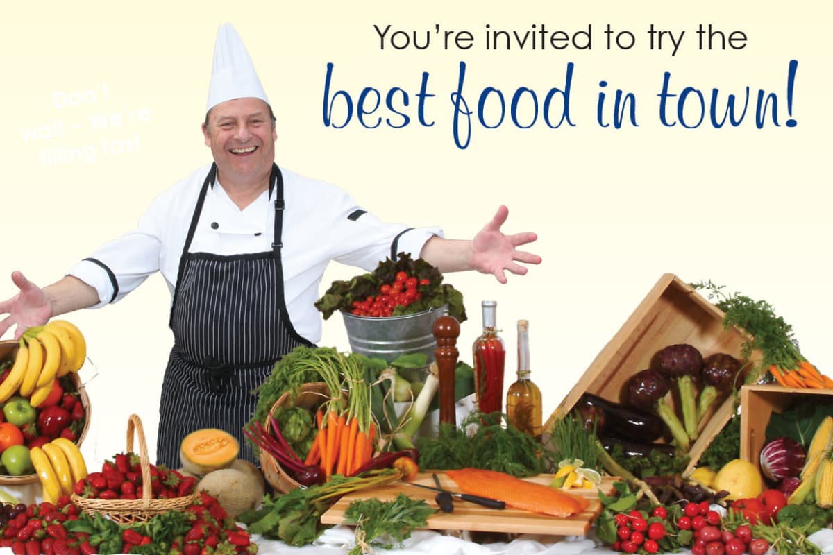 Food preparation services at The Palms at La Quinta Assisted Living and Memory Care in La Quinta, California